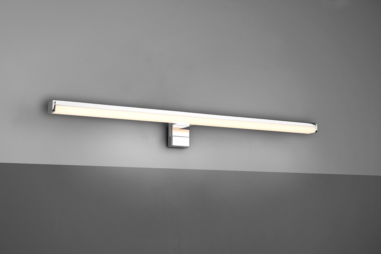 Aplica de perete Lino, TRIO, 60x6 cm, 11W, 1x SMD, plastic, argintiu - imagine 7